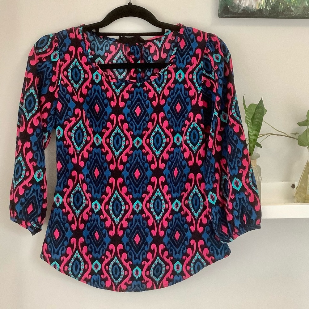 Peach love cream California blouse